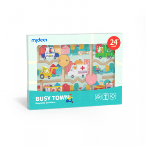Mideer Magnetic Ball Maze - Busy Town