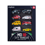 Mideer Alloy Racing Cars - City Vehicles 10 pcs set