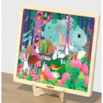 Mideer Wooden Puzzle - Bunnies In The Forest 100 pcs