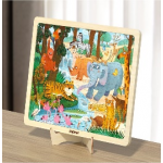 Mideer Wooden Puzzle - Woodland Animals 100pcs