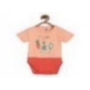 Miniklub Single Bodysuit - Peach, 6-9m