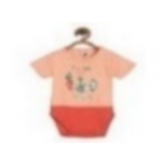 Miniklub Single Bodysuit - Peach, 9-12m