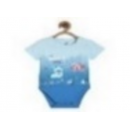 Miniklub Single Bodysuit - Blue, 9-12m