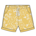 Miniklub Knit Shorts - Yellow, 12-18m