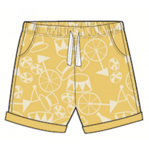Miniklub Knit Shorts - Yellow, 18-24m