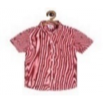 Miniklub Printed Woven Shirt - Red, 12-18m