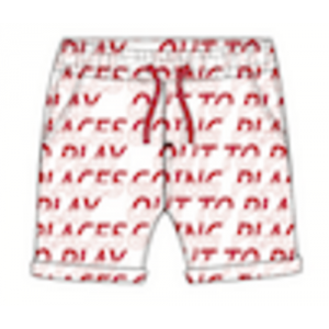 Miniklub Knit Shorts - Red, 3-4yr