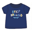 Miniklub Knit T-Shirt - Blue, 12-18m