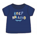 Miniklub Knit T-Shirt - Blue, 6-12m