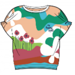 Miniklub Knit Top - Peach/Green, 2-3yr
