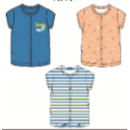 Miniklub Po3 Front Open Vest - Multi, 9-12m