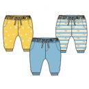 Miniklub Po3 Knit Bottom - Yellow/Blue/White, Newborn