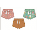 Miniklub Po3 Shorts - Pink/Brown/Green, 18-24m