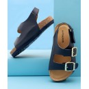 Pine Kids Open Toe Sandals - Navy Blue, Size EU 27