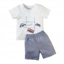 Popees Toxter Knitted Cotton Set - 3-6m