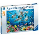 Ravensburger Delphine im Korallenriff - 500 pcs Puzzle