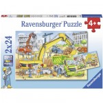 Ravensburger Viel zu tun auf der Baust.- 48 pcs Puzzle