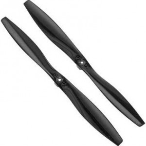 Rotor blade set, black (2) (with screws)