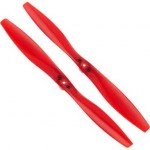 Rotor blade set, red (2) (with screws)