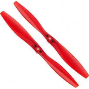 Rotor blade set, red (2) (with screws)