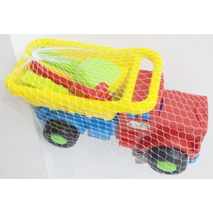 Waya Beach Toys Dump Truck Red