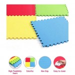 Waya Eva Plain Floor Mat Puzzle - 36 Pcs