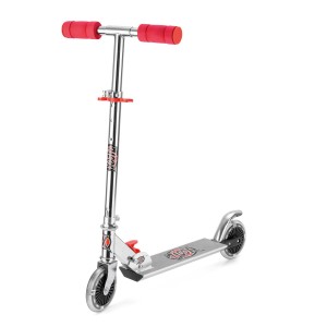 Xootz Folding Scooter Led Wheels - Red