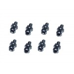 Yellow RC Ball Stud. 4.8mm (12Pcs)