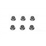 Yellow RC Flange Lock Nut M3  (6Pcs)