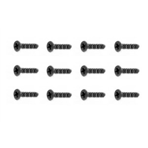 Yellow RC Countersunk Self Tapping Screw 2x15mm (12Pcs)