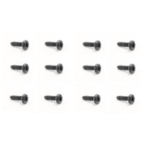 Yellow RC Round Head Self Tapping Screw 2x6mm (12Pcs)