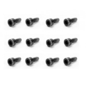 Yellow RC Cap Head Screws 2x6mm (12Pcs)